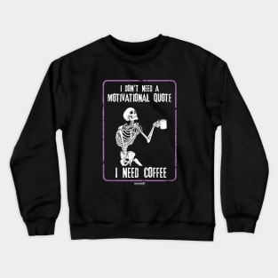 With A Splash Of Leave Me Alone Crewneck Sweatshirt